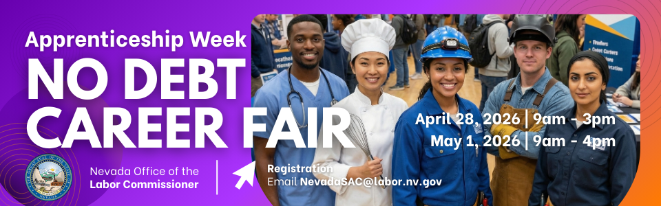 No Debt Career Fair page banner