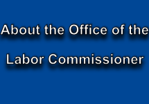 Labor Commissioner Labor Commissioner